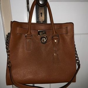 Michael Kors Hamilton Large Tote in Luggage